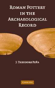 Roman Pottery in the Archaeological Record, 2007, 458 p. RELIÉ