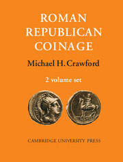 Roman Republican Coinage, 2019, 2 volumes.