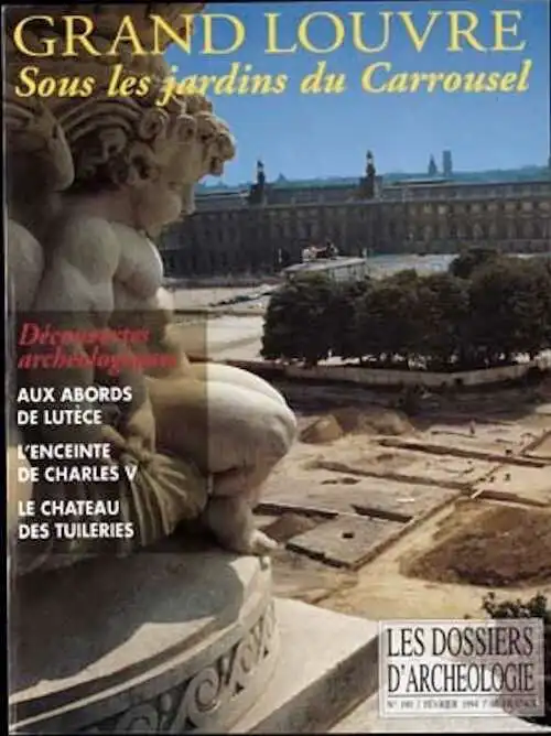 n°190. fév. 1994. Grand Louvre, sous les jardins du Carrousel. 