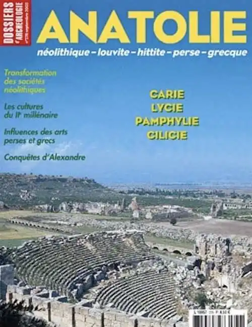 n°276. Septembre 2002. Anatolie néolithique, louvite, hittite, perse, grecque.