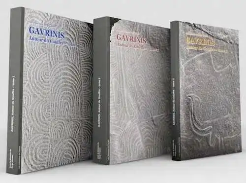 Gavrinis. Autour du Gouffre, présenter - décrirer - chroniquer, 2024, 3 volumes.